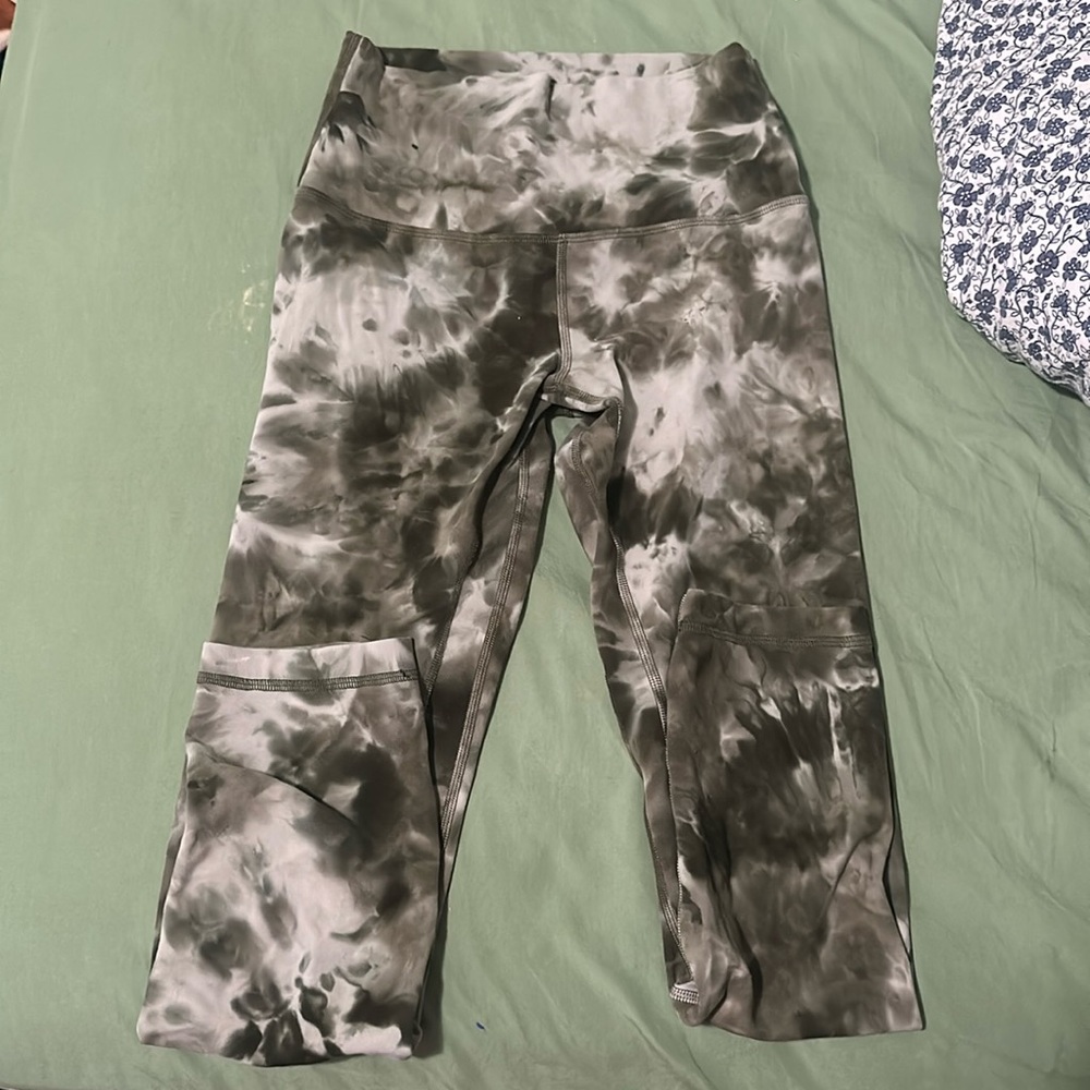 Lululemon Green Diamond Dye Align Leggings